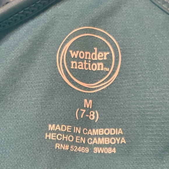 NWT Wonder Nation Mermaid Bathing Suit One piece Size M - Picture 5 of 6